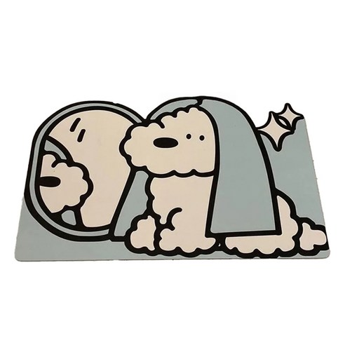 하스몰 빨아쓰는 욕실 주방 비숑 규조토 발매트, 1개