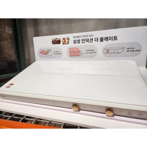 삼성 더 플레이트 2구 인덕션 NZ62DG300CFW 화이트, 일반형