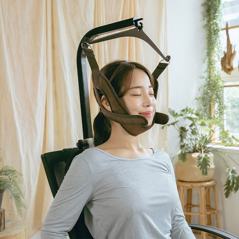 목이완기 목견인기 경추운동 기리니 거북목교정 의자는제외