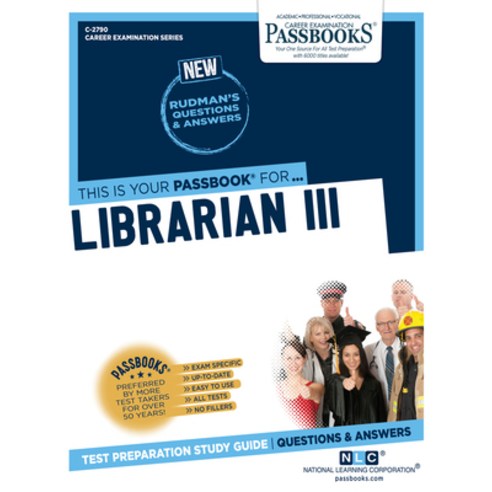 (영문도서) Librarian III 2790 Paperback, Passbooks, English, 9781731827906