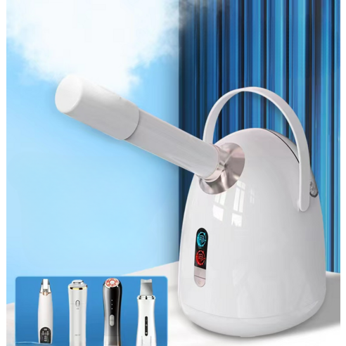 얼굴 스팀기 미스트기 피부 관리기 이중 스프레이 얼굴 가정용 소형 나노 수분 제공, D