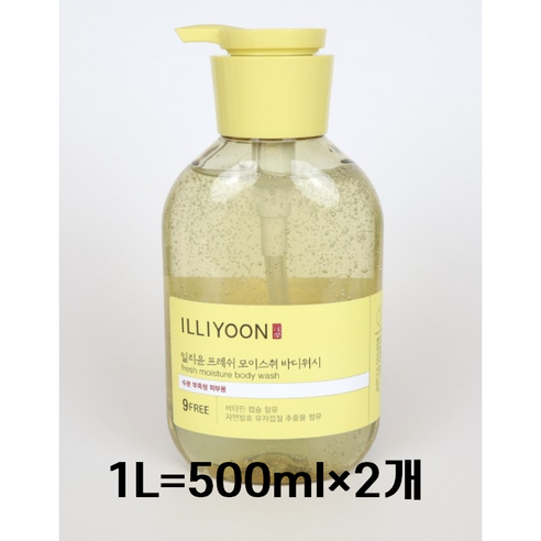 일리윤 프레쉬 모이스춰 바디워시, 5개, 1L