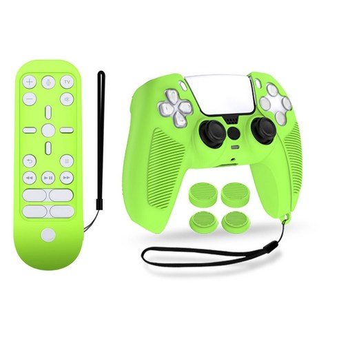 PS5 컨트롤러 용 소프트 실리콘 케이스 Gamepad 원격 제어 보호 커버, {"색상":"녹색"}