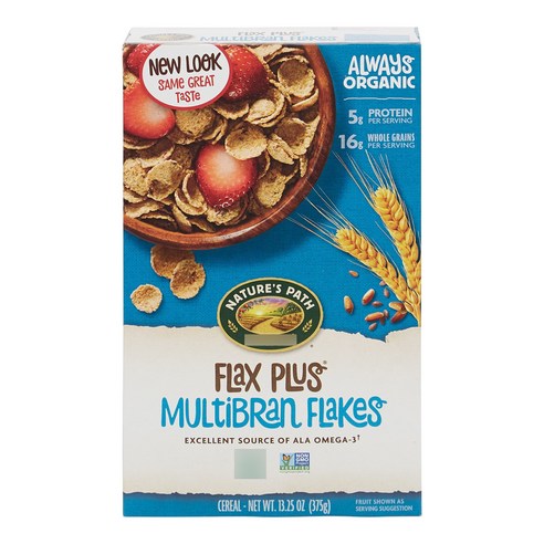 네이쳐스패스 플랙스 플러스 멀티브랜 플레이크 시리얼, 375g, 1개