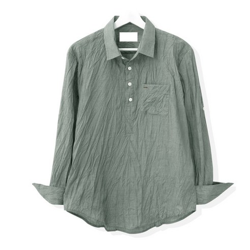 제이에이치스타일 아사거즈 반오픈 셔츠