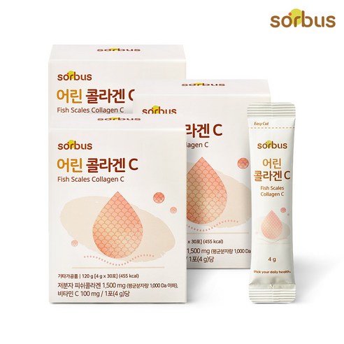 소버스 어린 콜라겐C 30p, 120g, 3개