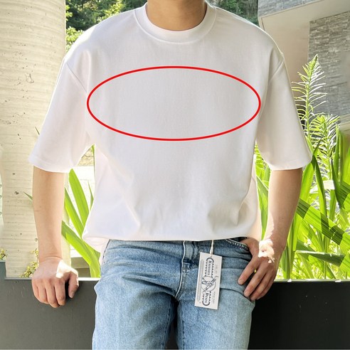 톰 브라운 남성 반팔 티셔츠 MJS244A J0115 460 톰브라운반팔 16 남자반팔티 무지 오버핏 두꺼운 레이어드 10수 반팔 흰 티