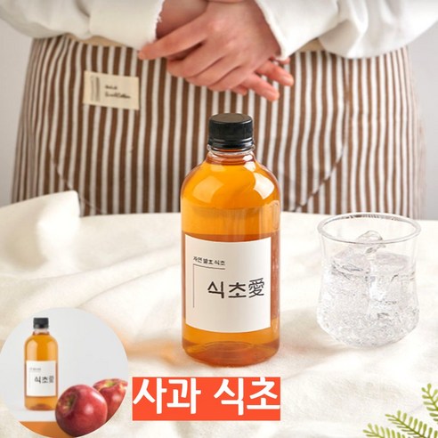 천연발효 수제 파인애플식초 사과식초 생강식초 바나나식초 아로니아식초 과일 현미, 1개, 500ml