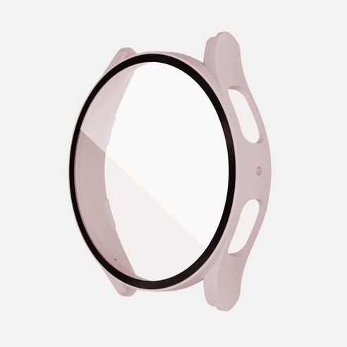 우먼스9999 갤럭시워치5 전용 강화유리 풀커버 케이스, 투명, 44mm