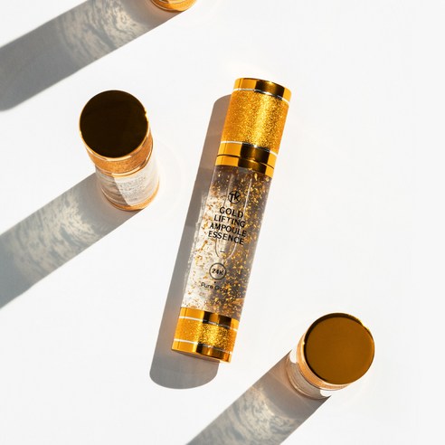 다이아린 트웬티케이 24K 골드 리프팅 앰플 에센스 50ml [미백 주름개선 이중기능성], 2개