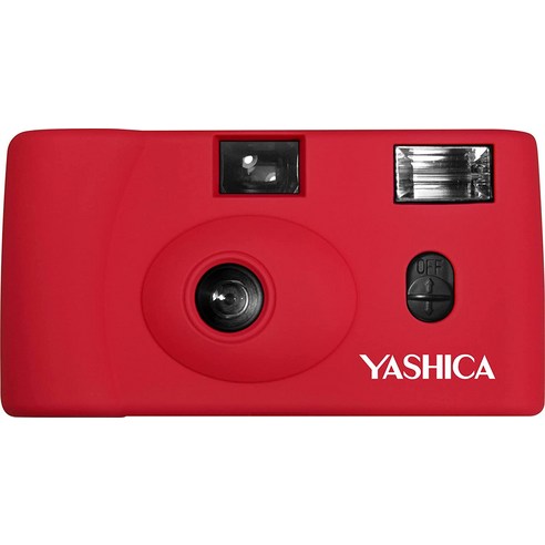 YASHICA 요시카 MF-1 필름 카메라 레드 파스텔톤 일본 발매 아날로그 감성, 기본