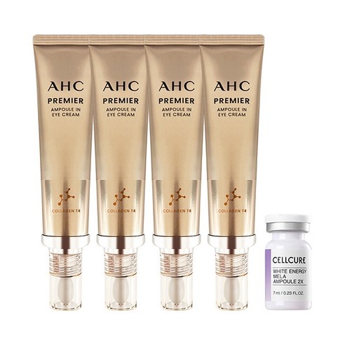 AHC 아이크림 시즌11 40ml x4 + 셀큐어 기미앰플 2X 7ml, 단품