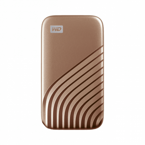 WD My Passport SSD, Gold, 500GB, WDBAGF5000AGD-WESN