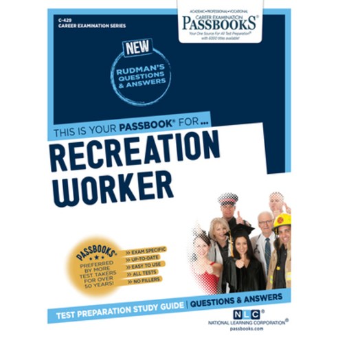 Recreation Worker Volume 429 Paperback, Passbooks, English, 9781731804297
