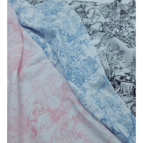 뜨왈 순면 명화 원단으로 나만의 예술적인 일상을 디자인하세요.