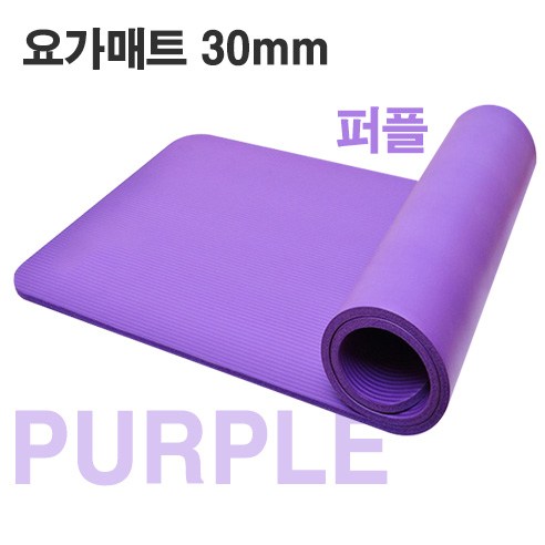 오늘도올도 프리미엄 두꺼운 요가매트 30mm 퍼플 블루 운동 홈트 헬스 버피테스트 층간소음 고경도 트레이닝 필라테스 짐 링피트 메트 매트 Best Top3