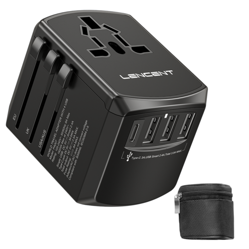 LENCENT 4포트 고성능 해외 멀티 플러그 어댑터 리뷰