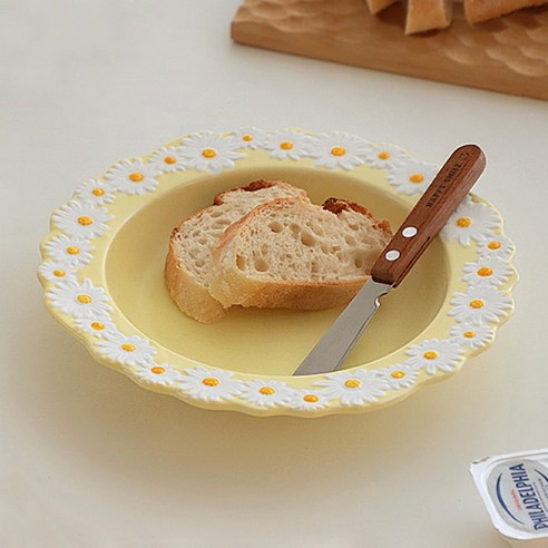 홈카페 브런치 디저트 데이지 레몬 앞 접시 2p, 2개