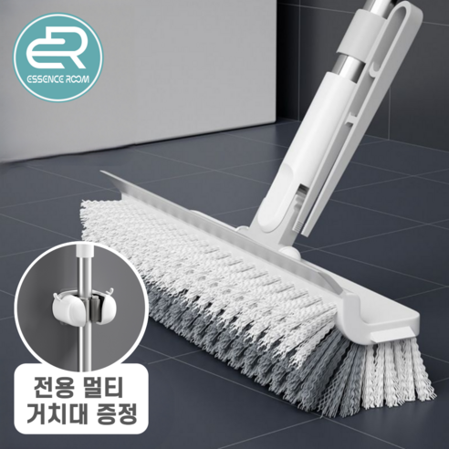 에센스룸 V자 화장실 청소솔 욕실 바닥 틈새 브러쉬 멀티솔, 1개, 화이트
