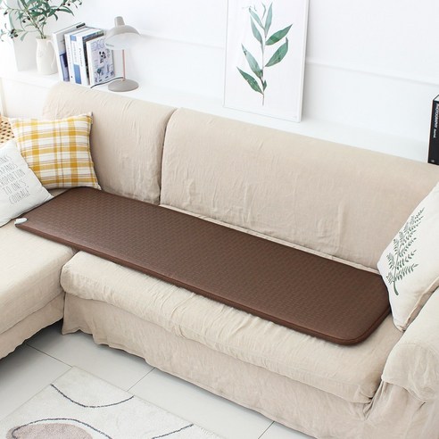 한일메디칼 온돌왕 전기방석 생활방수 두꺼운 3T 사무실, 초코브라운, 5인용(48 x 180cm)