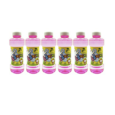 비누방울 리필액 500ml, 6개