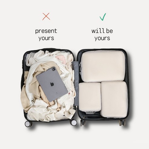 여행 가방에 더 많은 것을 넣고 더 편안한 여행을 만들어 보세요.