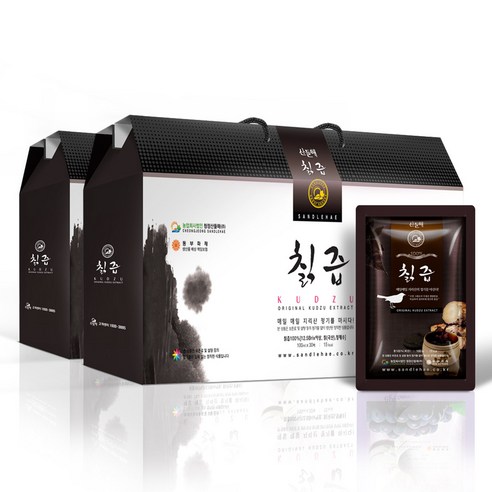 산들해 지리산 칡즙 야생칡 2배원액, 100ml, 60개