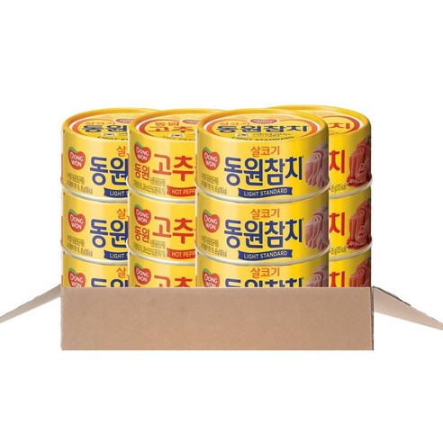 동원 살코기참치85g 6입+고추참치85g 6입, 1세트