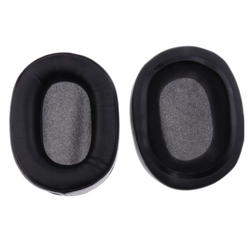 ATH-MSR7 ATH-M50 M50X M60헤드폰 이어 패드 커버Soft, 블랙, 98x75mm, 단백질 스펀지