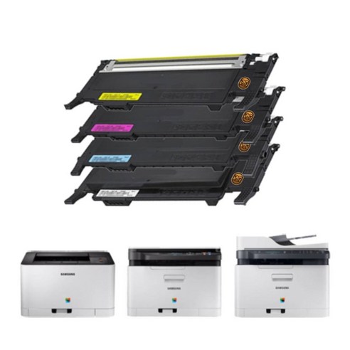 삼성전자 컬러 레이저 프린터 토너 호환 SL-C565FW SL-C565W, 4개입, CLT-P515C 검정 파랑 빨강 노랑 4색 세트