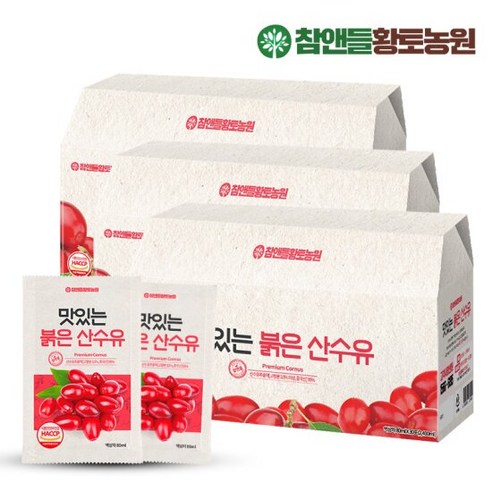 [황토농원] 맛있는 붉은 산수유 30포 3박스, 단품, 단품