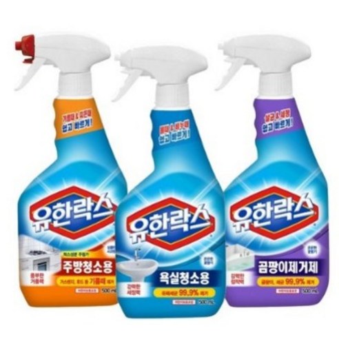 유한락스 청소세정제 욕실 주방 곰팡이제거 대용량 900ml, 욕실청소세정제 900ml x 1개, 1개