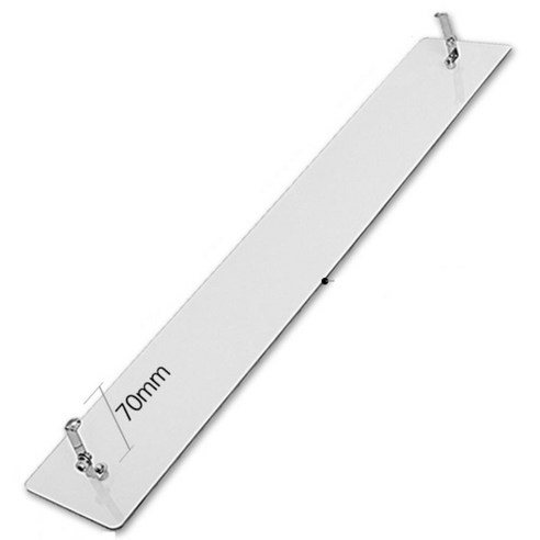 공기순환 에어컨 바람막이 천장형 시스템에어컨 투명 윈드커버 80x14 신혼부부 1인가구 아이들방 원룸 무풍, 천장형 1way 80x14cm