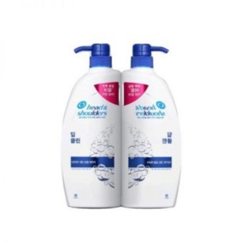 헤드앤숄더 딥 클린 샴푸, 850ml, 2개