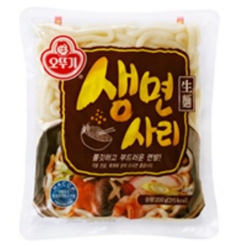 오뚜기 생면사리 200g, 4개