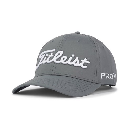 [아쿠쉬네트코리아 정품] 타이틀리스트 2025 투어 퍼포먼스 모자 TH25ATPA, 챠콜/화이트, 1개
