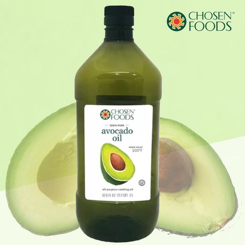 Chosen 아보카도 오일 2L 대용량 멕시코산 Non-GMO Avocado Oil, 1개