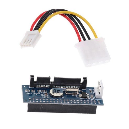40핀 암 IDE PATA ~ 7+15p SATA 수 어댑터(3.5인치 하드 드라이브용), 57x20x16mm, 그림, PCB 보드