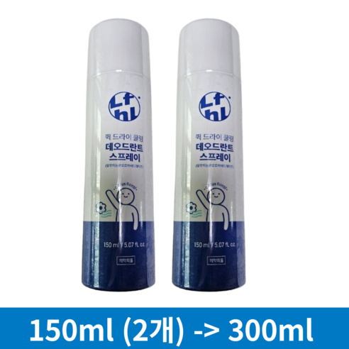 라이프홀릭 퀵 드라이 쿨링 데오드란트 스프레이, 150ml, 1개