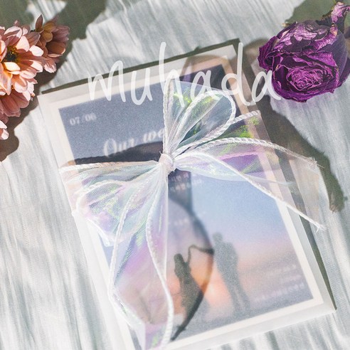 고급 청첩장봉투 트레싱지 반투명봉투, S(160x110mm) 1매