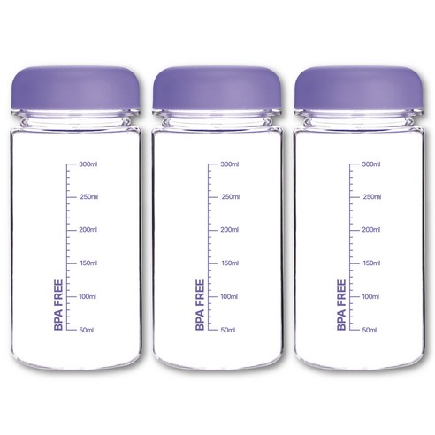 위드 눈금물병 트라이탄 마이보틀 3P, 350ml 퍼플 (3개입), 3개