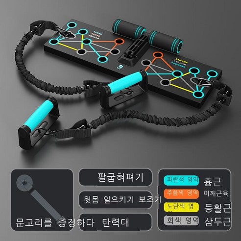 팔굽혀펴기 받침대 남성 가슴 근육 복근 련 기재 헬스 BR [ 입발 기초형] 다기능 팔굽혀펴기 판, [현물 지급 승급금] 삼합일 팔굽혀펴기 훈련판(버팀목