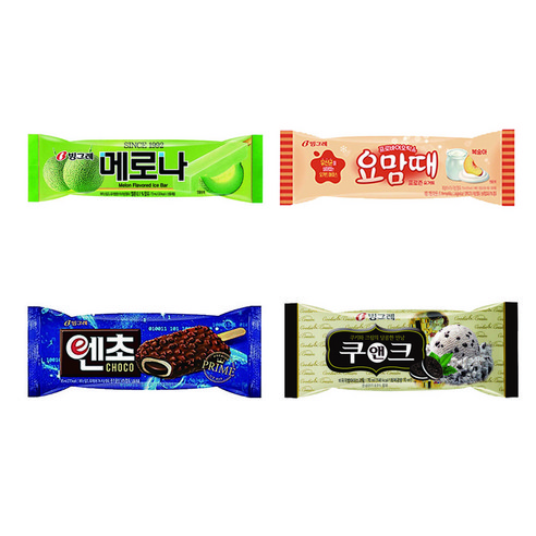 빙그레 아이스크림 바 40개 세트 – 쿠앤크 10개 + 엔초 10개 + 메로나 오리지널 10개 + 요맘때 바 복숭아맛 10개 구스토아아이스크림 빙그레 아이스크림 바 40개 세트 – 쿠앤크 10개 + 엔초 10개 + 메로나 오리지널 10개 + 요맘때 바 복숭아맛 10개 구스토아아이스크림