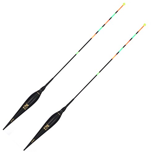 KFP (YK-01)민물 스마트 전자찌1 2개 + CR425배터리 2개/올림찌/바닥낚시/대물낚시/스마트전자찌/LED점등찌/고부력전자찌, 블랙, 1세트