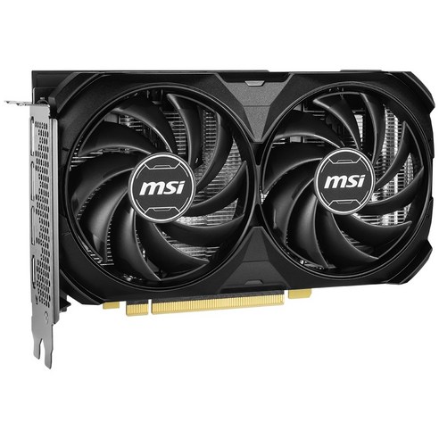 MSI 지포스 RTX 4060 Ti 벤투스 2X 블랙 E1 OC D6 8GB, 단일옵션