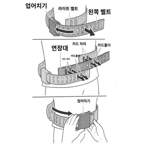 수제 가면라이더 띠 연장 dx벨트 착용 시 왕01 성날 플레이어가 띠 연장 구동, 은회색, 1개