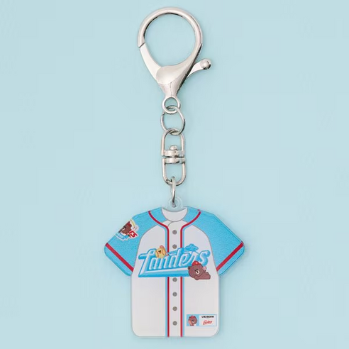 꿈을 향한 열정과 귀여움의 만남: 김광현 키링, SSG 랜더스 X 라인프렌즈 컬래버레이션 라인프렌즈ssg