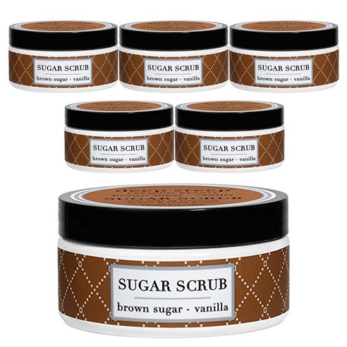 딥스팁 슈가 스크럽, 226g, Brown Sugar - Vanilla, 6개