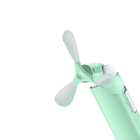싹쓰리팩토리 휴대용 접이식 핸드 미니 선풍기 탁상 USB 무선 선풍기, 화이트