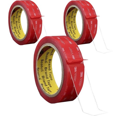 쓰리엠 VHB 투명 양면 테이프 10mmx3mx1mm, 3개